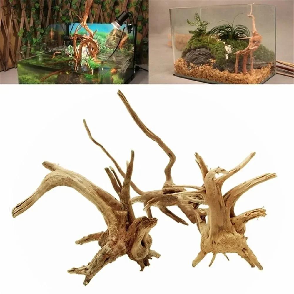 Natürliche Holz Aquarium Dekorationen Pflanzenstamm Baumstamm Treibholz Baum Aquarium Fisch Landschaftsgestaltung Baumwurzeln Ornamente