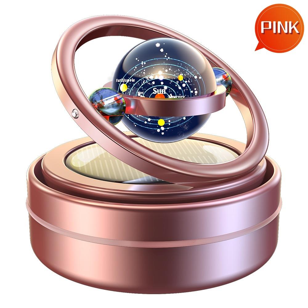 Car Air Freshener Interstellar Solar Ring Rotary Aromatherapy Ornaments Dashboard Perfume Diffuser Auto Accessories Interior Car Decor