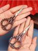 Mini Portable Stainless Steel Pointed Scissors for Cross Stitch, Thread, and Paper Cutting
