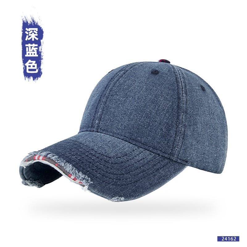 Distressed Washed Cotton Baseball Cap Men Women Unisex Adjustable Soft Visor Sun Hat Streetwear