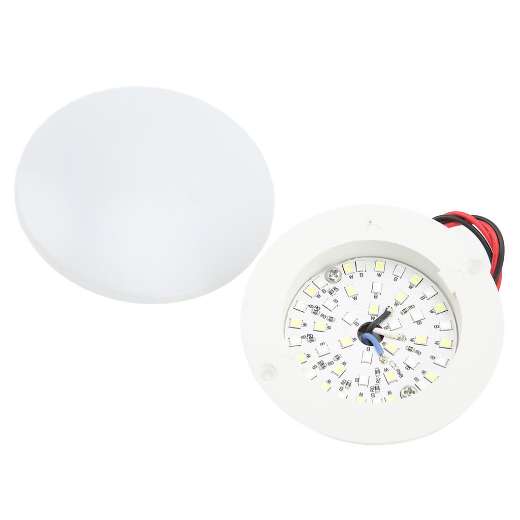LED Interior Reading Light 12V LED Dome Light Universal Fit for RV Caravan Yacht Boat Cabin White