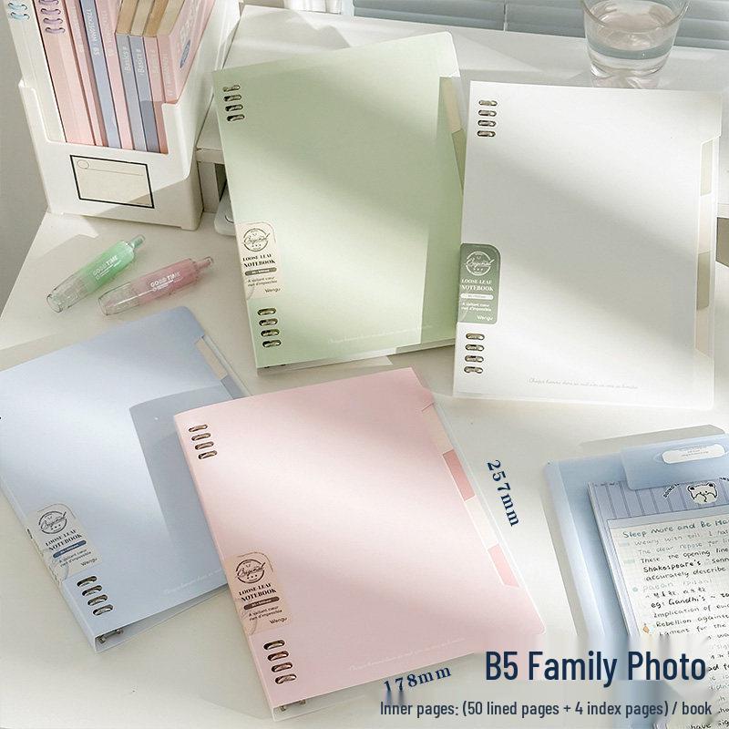 Detachable, High-Quality Loose-Leaf Notebook for Students and Graduates - Perfect for Back-to-School and Error Logging.