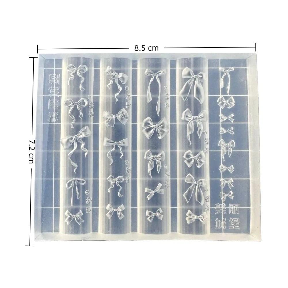 Lace Trim Sweet 3D Silicone Nail Mold Manicure Stencil Tool  For DIY Manicure Decor