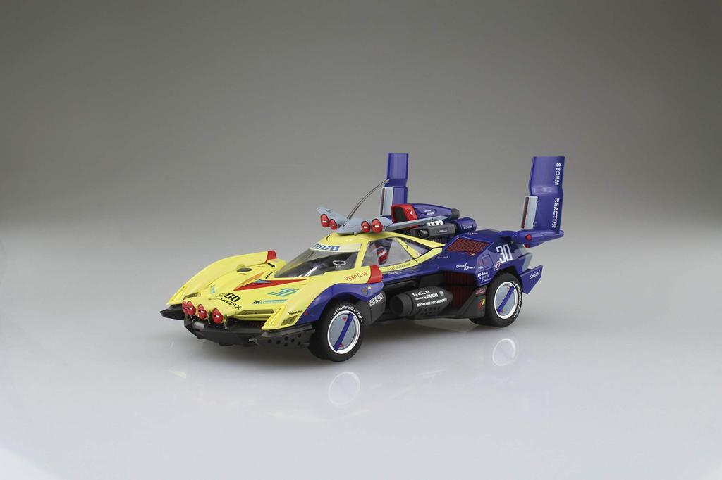 Aoshima Bunka Kyozai Cyber Formula 21 Sugo Asurada Modo Rally Escala Modelo de Plástico Não. G.S.X 1/24