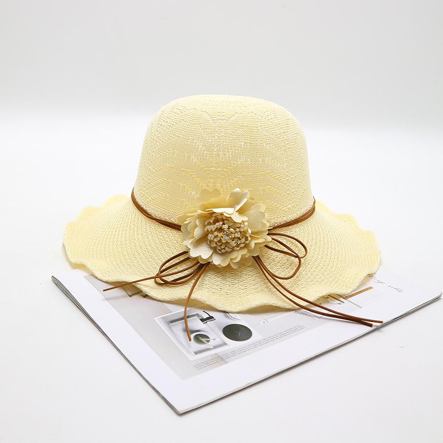 Women's Straw Hat with Large Brim, Summer Shading, Sweet and Versatile Cool Hat, Seaside Beach Hat, Sunscreen Hat, Women's Model