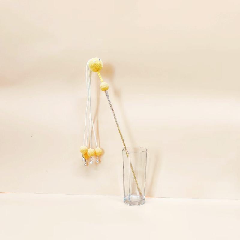 

Игрушки для питомцев, Маленькие монстры, Игрушки для кошек, Кисточки, Игрушки для кошек, Товары для питомцев, Колокольчики, Развлекательные игрушки жёлтый