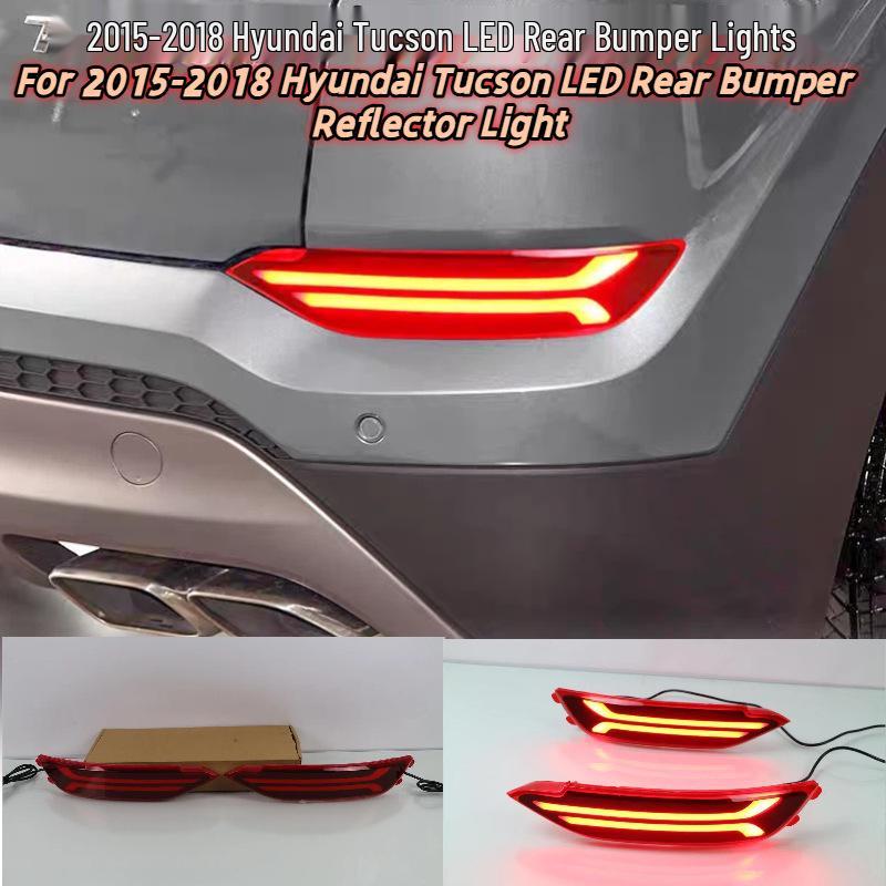 LED Rear Bumper & Fog Lights for 2015-2018 Hyundai Tucson Modification