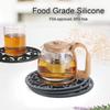 3Pcs Cup Coasters Trivet Mat Table Pad Heat Resistant Silicone Mat Non-slip Pot Holder Table Placemat Kitchen Accessories Tools