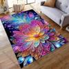 Colorful Intricate Floral Design Carpet Yoga Living Room Room Decor Children's Crawling Mat Doormat Area Rug Games Mat