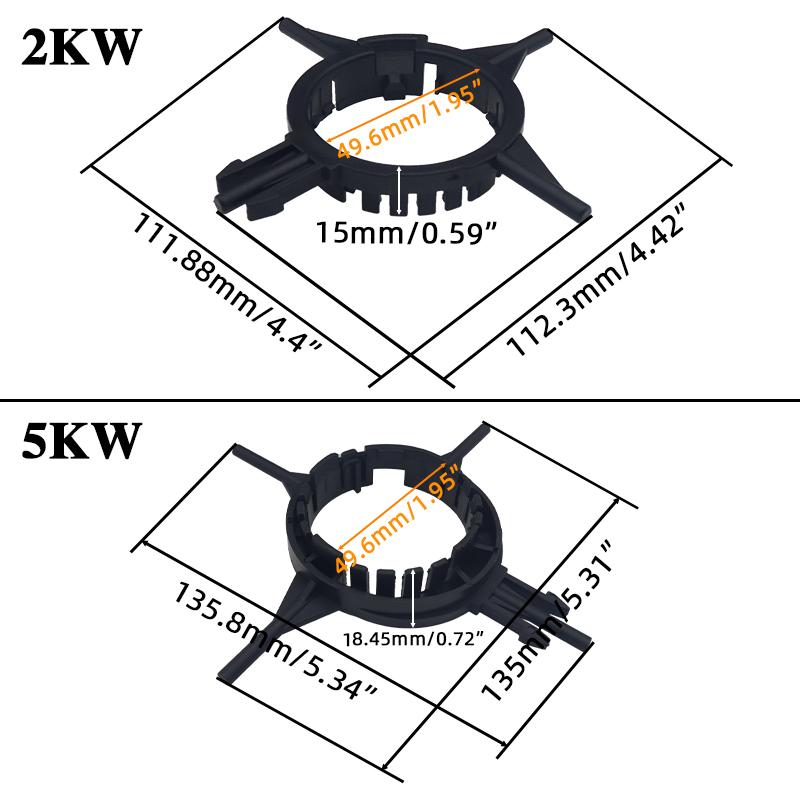 2KW 5KW Parking Heater Cooling Fan Assembly Volute Outer Wind Accessories Chai Warm Accessories Heater Parts