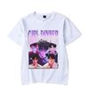 KPop Demon Hunters T-shirt Cartoon Saja Boys Street Style Clothes Crew Neck Women Men Tops Hip Hop Anime Fashion Casual Tops