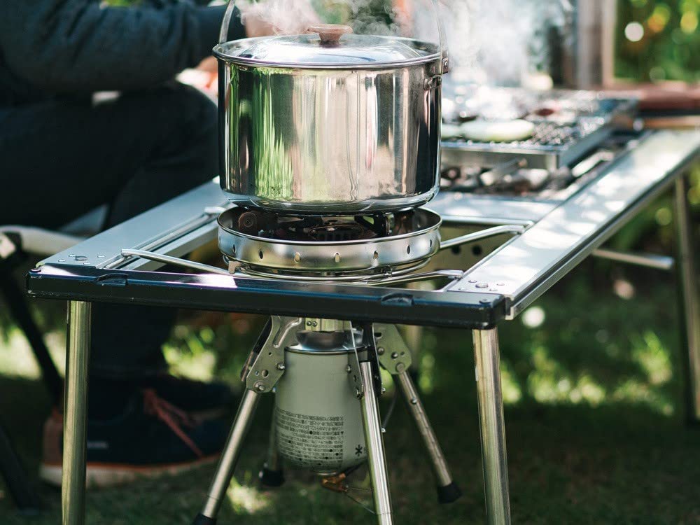 Snow Peak Iron Grill Table Strong Flame Joint Frame GP-040