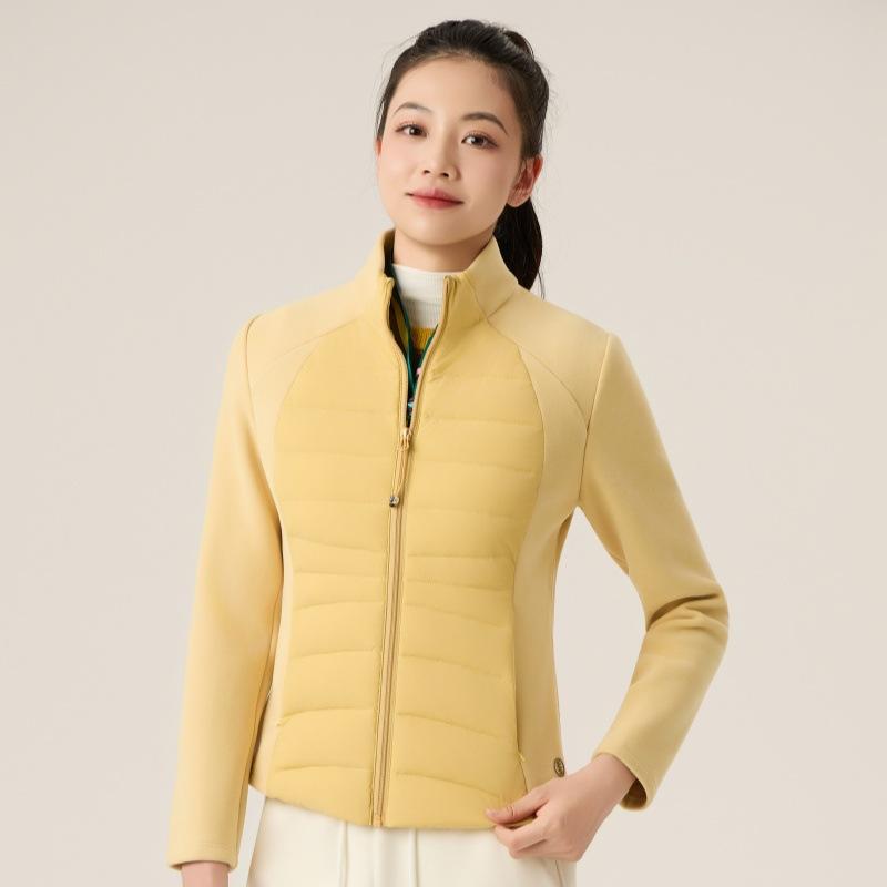 Down Jacket Women's Winter Light Thin Jacket Down Liner Outdoor Slim Fit Outside Wearing Duck Down Warm Jacket