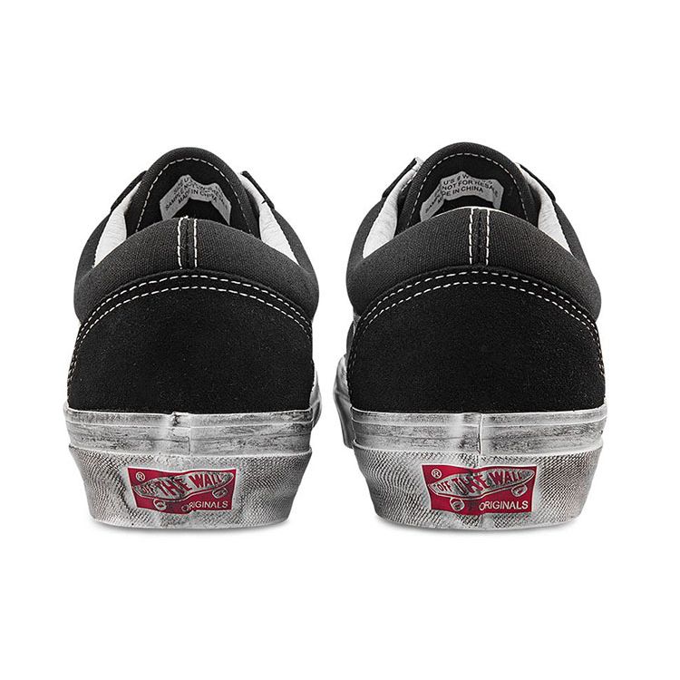 Vans OG Old Skool LX Stressed - Černobílé Unisex Tenisky VN0A5FBEBA2