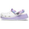 Classic Clog EVA Round Toe Perforated Shoes Unisex Clogs White Purple 207772-577