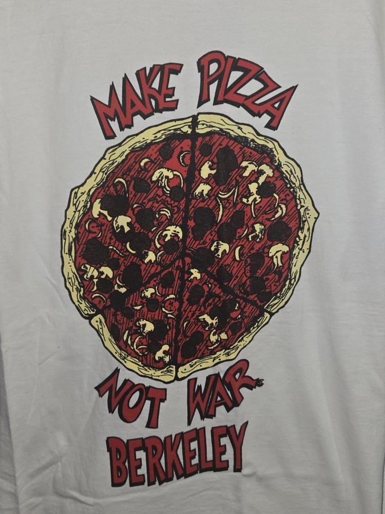 Vintage Blondie's Pizza "Make Pizza Not War" Berkeley Tee Shirt Unisex T-Shirt
