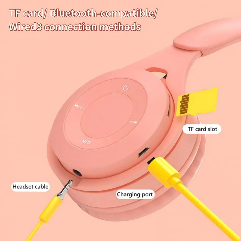 Hifi Zvuk Bluetooth Sluchátka Bezdrátová Over-Ear Headsety s Mikrofonem Redukce Hluku Pohodlné pro Cestování A Domácí Použití