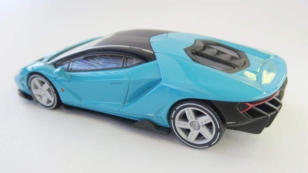 Bunka Original Scale Mini Car Series Lamborghini Centenario Finished Product 1/64 Blue/Black