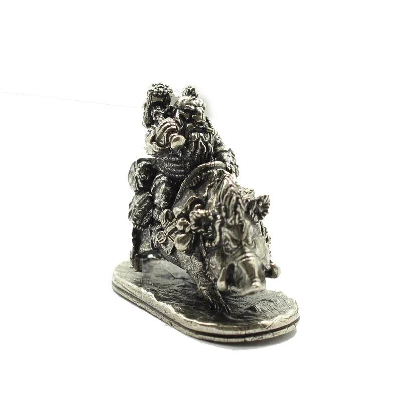 Cartoon Desktop Copper Soldier Decoration Ornaments Retro Dwarf Legionnaire Cavalry Model Figure Toys