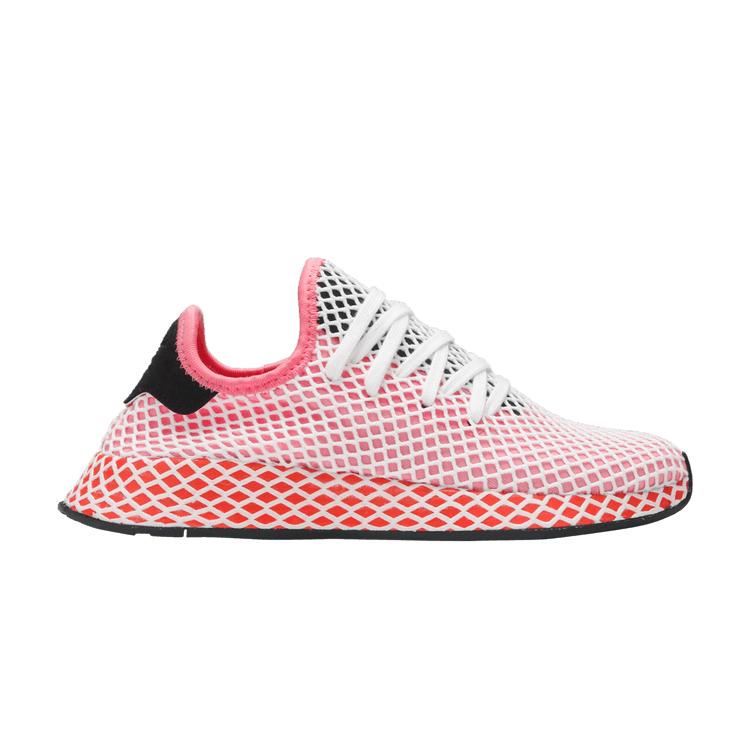 Women's Sneakers adidas Deerupt Core Black Chalk Pink (Women's) Core Black/Core Black/Chalk Pink