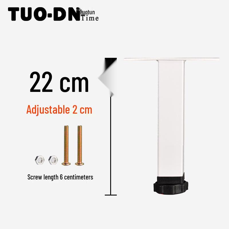 Adjustable Ribbed Bed Frame Support Legs - T-Shaped Accessories