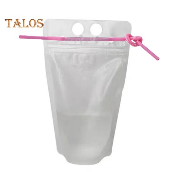 50Pcs Milk Tea Pouches Food Grade Store Snacks Composite Material Practical One Time Drink Pouches Household Accessory