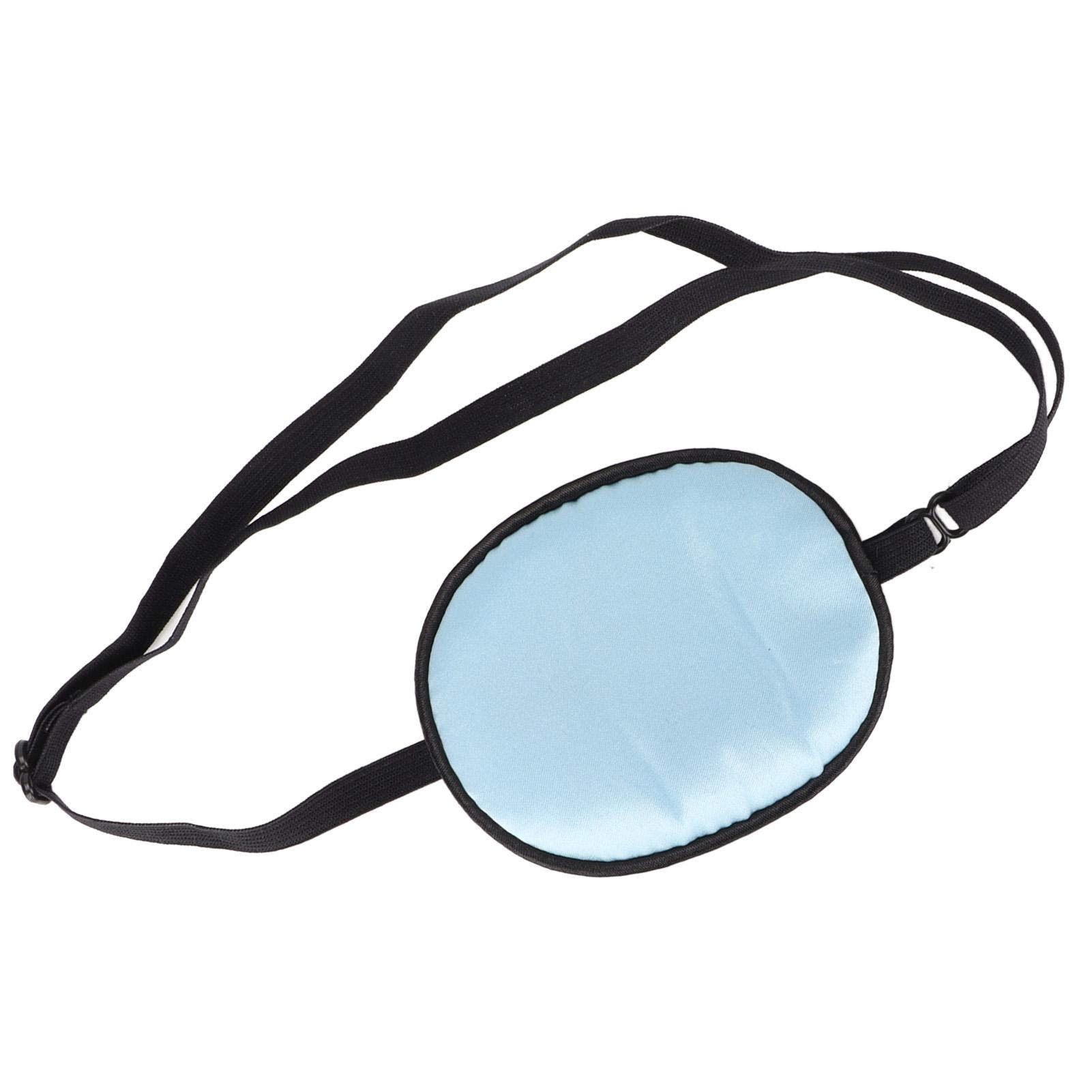 

Шелковые одноразовые повязки для глаз для коррекции косоглазия, регулируемый ремешок, дышащие, удобные, эластичные повязки для глаз для детей, синие синий