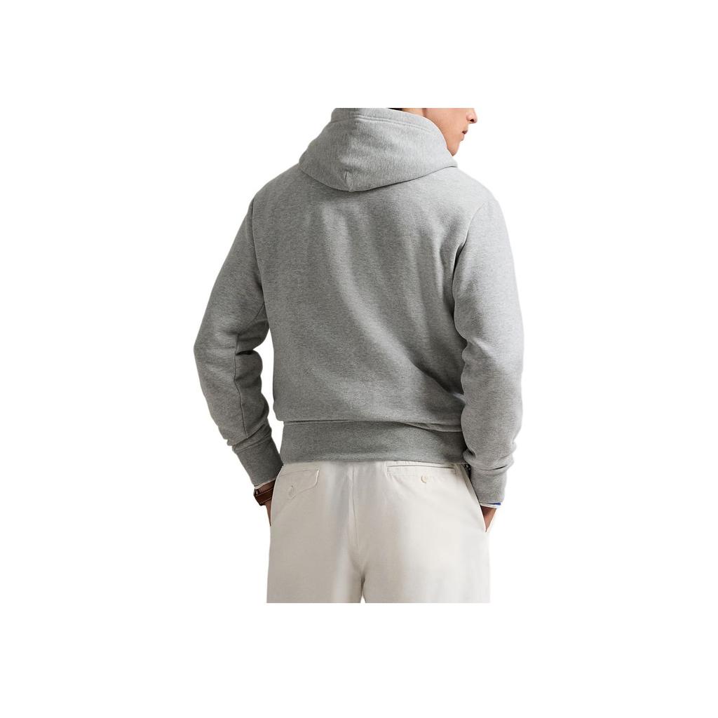 Polo Ralph Lauren Letter Logo Kapuzenpullover Langarm Herren sweatshirt Grau 710959017-005