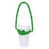 Universal Silicone Cup Sleeve with Cute Cartoon Strap - Adorable & Secure Handle for 7cm Mugs
