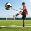 Bola de Futebol de Treino Elástica para Balanço Esportes ao Ar Livre Brinquedo Exercício Físico Tiras Prática de Habilidades Pessoais Pacote Auxiliar Para