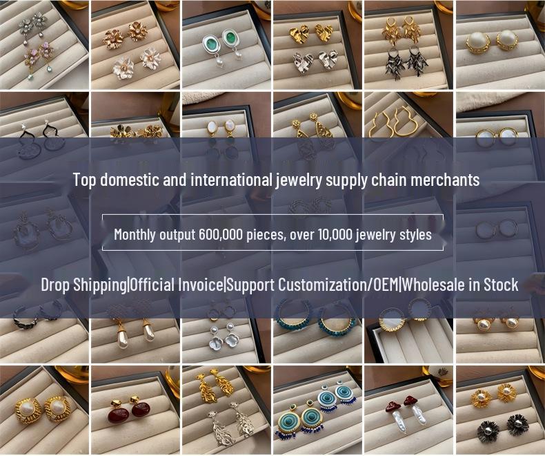 Elegant Minimalist Pearl U-Shaped Metal Dangle Earrings: Versatile, Exquisite, and Light Luxury