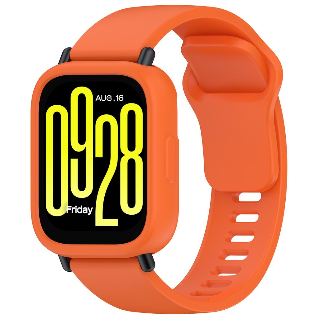 For Xiaomi Redmi Watch 5 Lite Silicone Watch Case Shockproof Bumper Frame