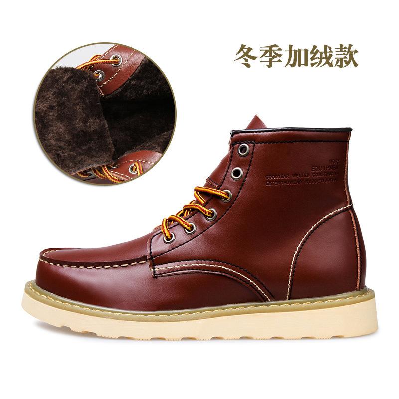 British Martin Boots Plus Size Autumn and Winter Boots Military Boots High-top Outdoor Desert Boots
