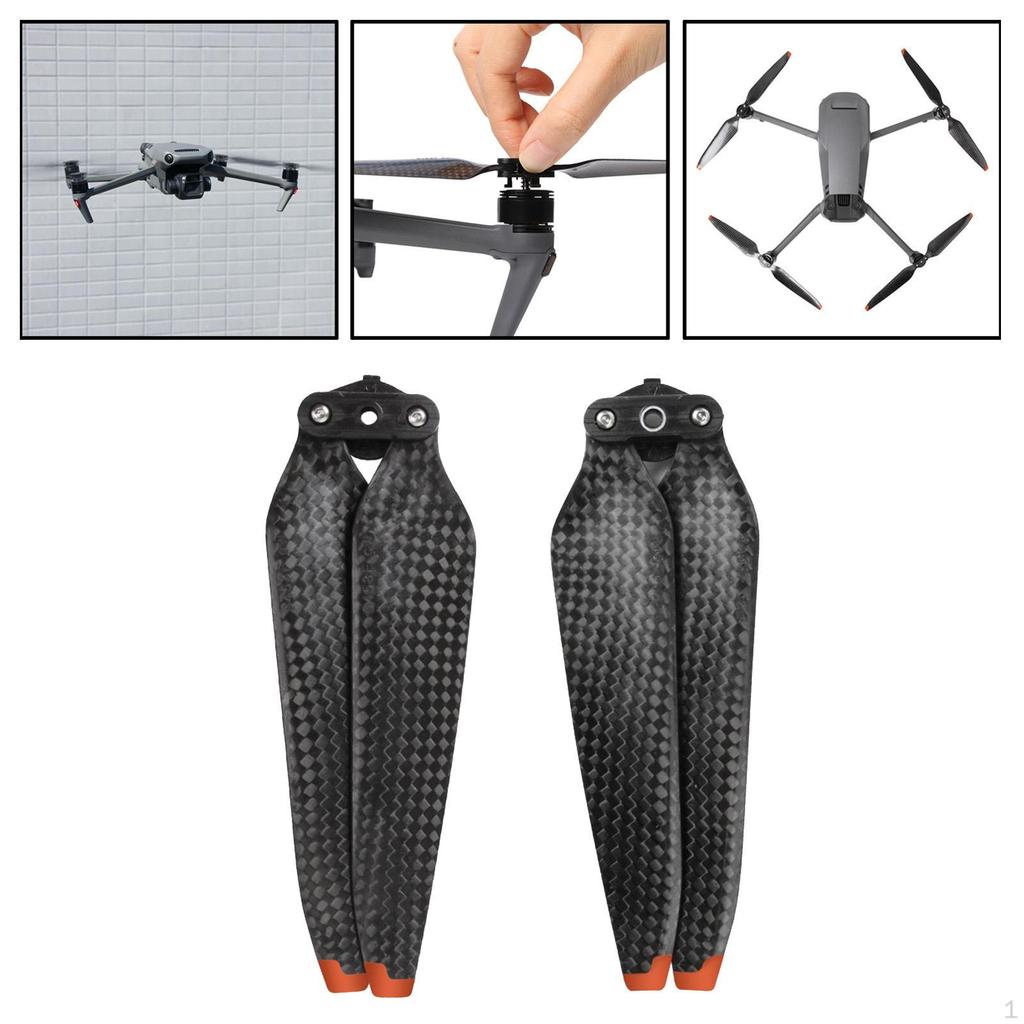 Fiber Propellers, Lightweight Low-Noise Folding Prop Blade for DJI 3 RC Quadcopter Spare Parts