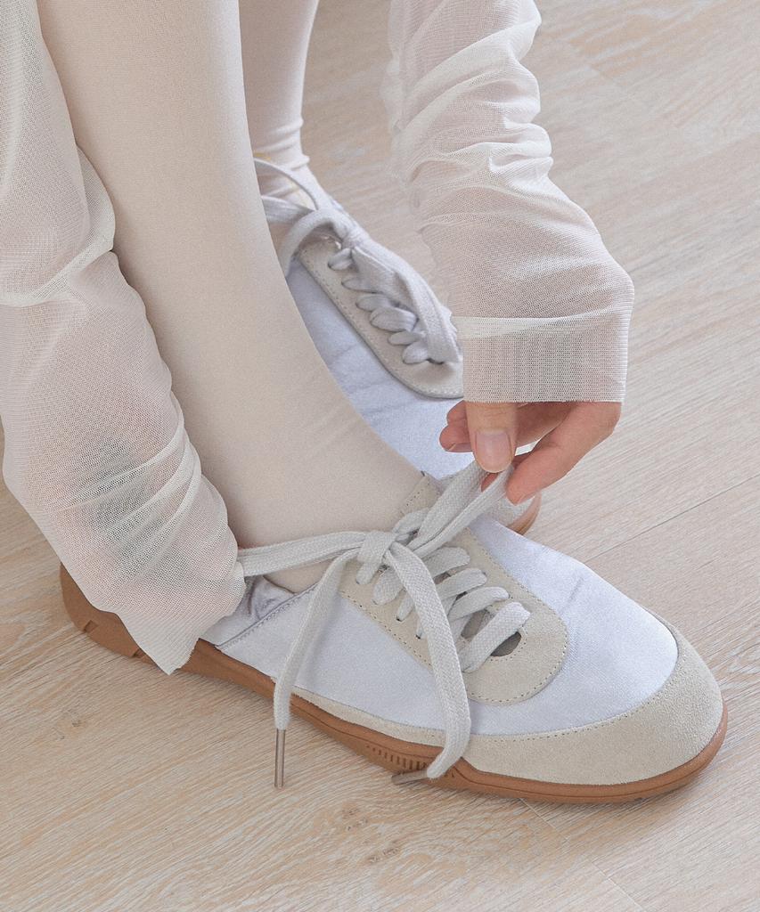 Shoehi Arbi Cowhide Satin Sneakers (2 Colors)_Sn2025