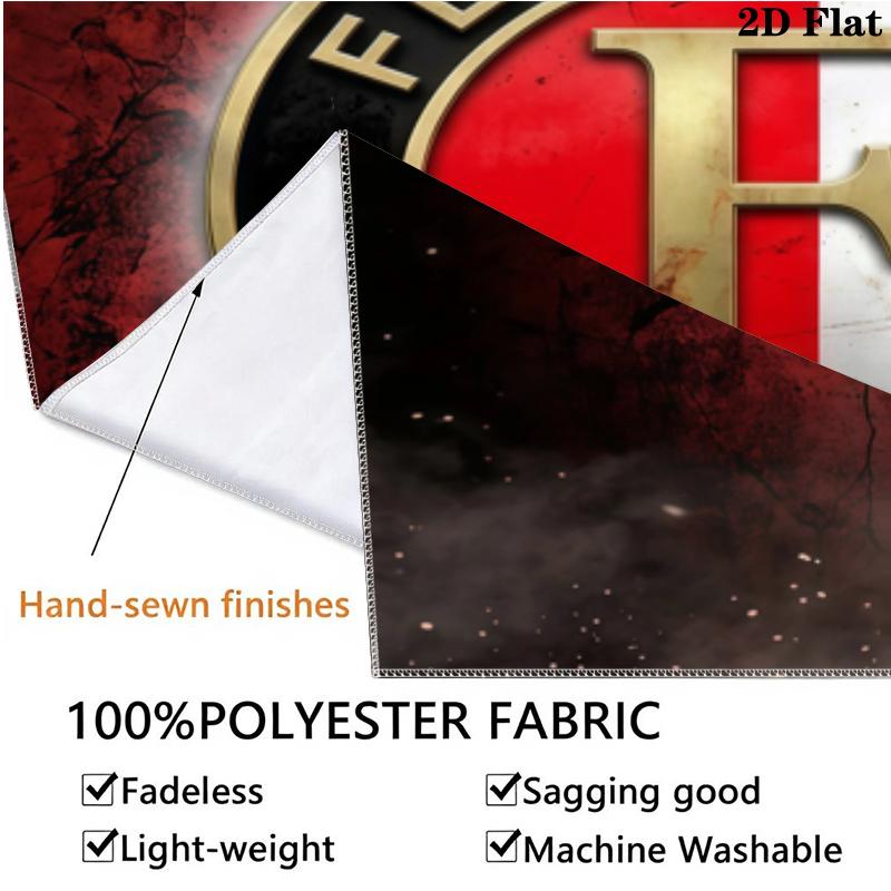 Tapestry z nadrukiem Feyenoord Rotterdam – Dekoracja ścienna do sypialni, akademików i wystroju domu