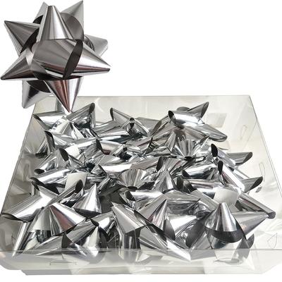 Adhesive Rosettes 11 Cm Silver 15 Pcs. 1 Op.