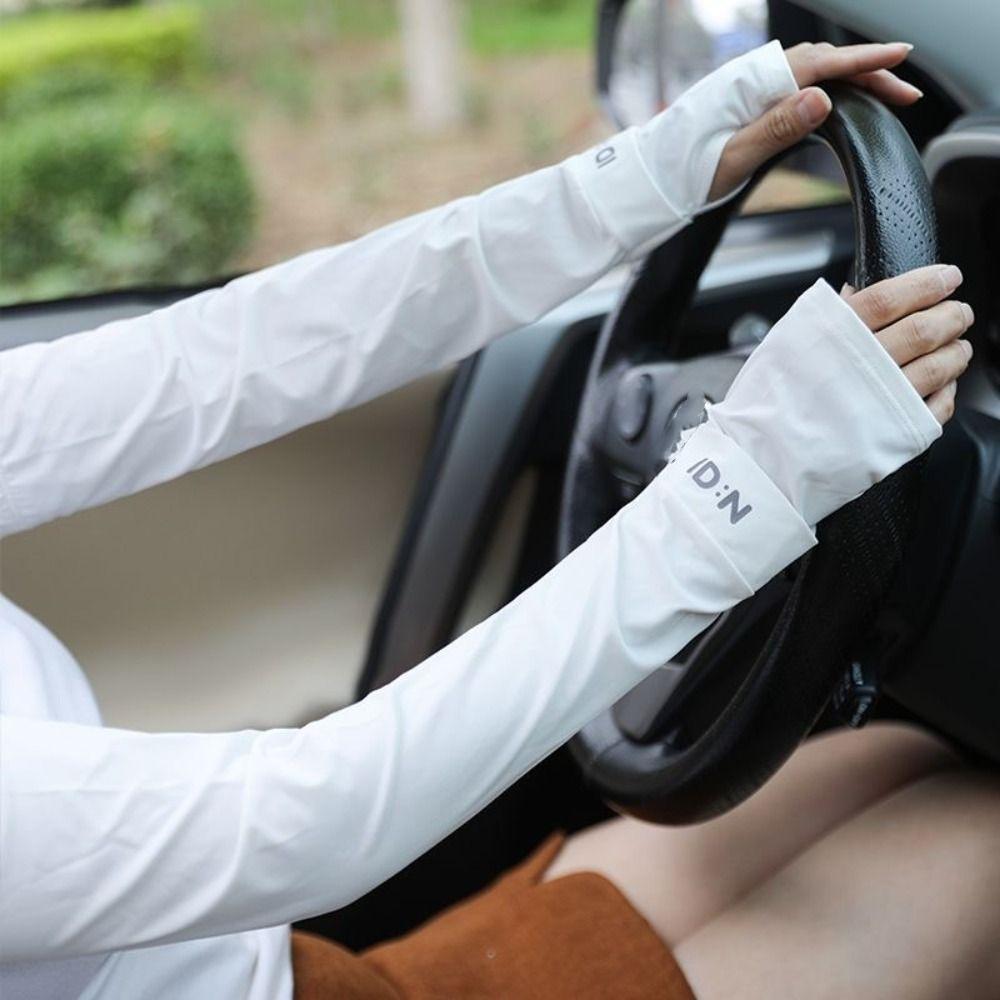 

Anti-UV Ice Silk Sleeves UV Insulation Cycling Gloves Thin Sunscreen Sleeve Climbing Style6