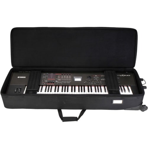SKB 76-Key Keyboard Case, Semi-Hard Type with Casters (1SKB-SC76KW)