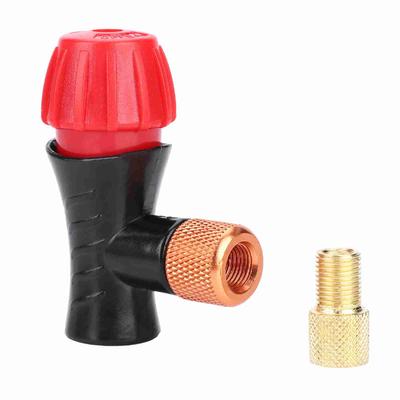 Adattatore per pompa per bicicletta, mini pompa portatile per gonfiaggio pneumatici, valvola a doppia testa