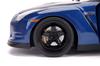 JADATOYS Fast Furious Diecast Car Nissan BRIAN 118 i Brian's GT-R (R35) z ŚWIATŁEM i