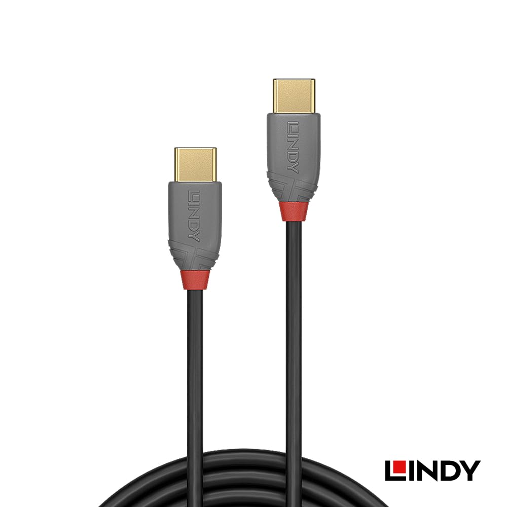 LINDY 1m ANTHRA LINE Cable USB2.0 Tipo-C (Número de modelo 36871)