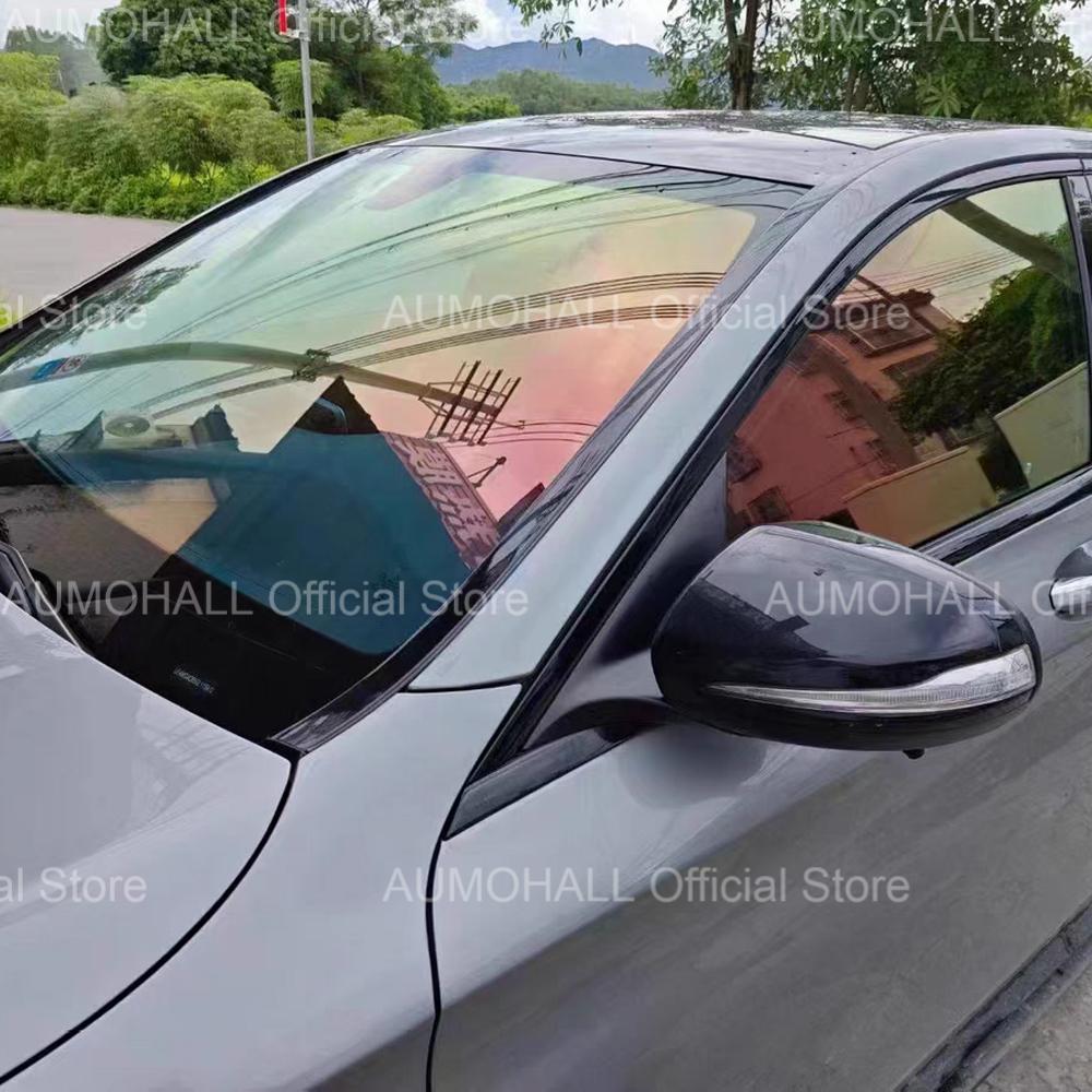 1.52m x 30m VLT 59% Red Copper Chameleon Window Tinting Foils Car Windshield Solar Protection Film, Privacy Film Decal Wholesale