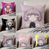 Yofukashi No Uta Anime Nazuna-A Pillow Case Anti-dustmite Pillowcase Invisible Zipper Silky Short Plush Sofa Cushion Cover