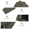 Men S Winter Outdoor Loose Fleece Lined Stand Collar Zip Up Sweatshirt