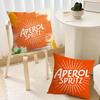 Aperol Spritz Logo Cushion Cover Cushion Room Bedroom Headboard Sofa Living Backrest Nap Time Pillow Case