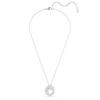 Swarovski Rhodium Circle Pendant Necklace 5759837