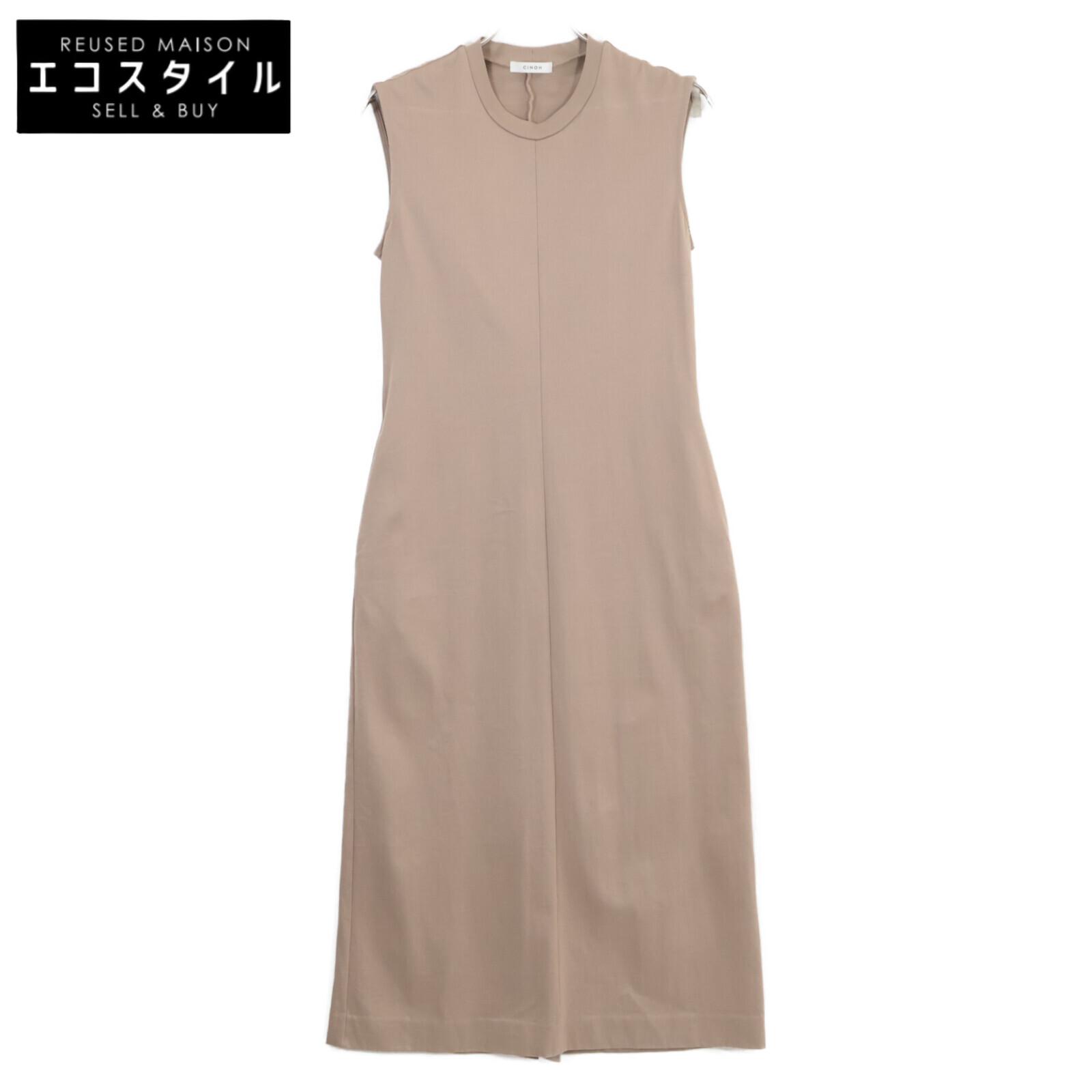 

CINOH Beige cotton sleeveless jersey dress dress 38 beigeUsed