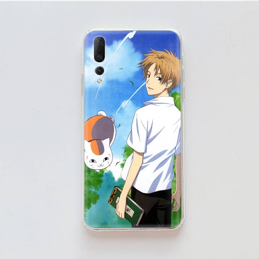 Transparent Case for Samsung A04 A14 A23 M33 M53 Realme 10 9 C35 C55 VIVO X80 Infinix Hot 30 Note 11 Tecno Spark 8P Pro W-65 Yuujinchou Natsume