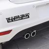 Grappig hoe dichter je komt, hoe langzamer ik rijd auto voertuig lichaam sticker sticker decor